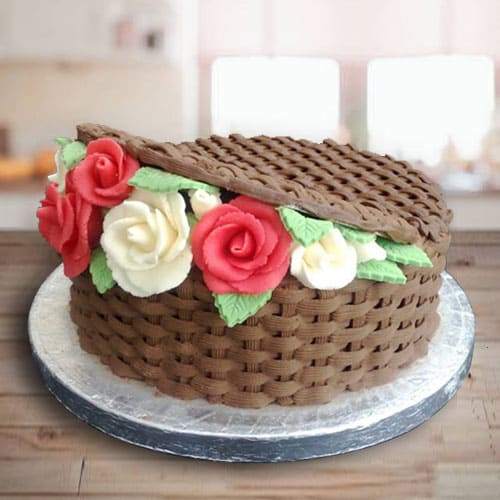 A Budding Romance Cake - Wilton